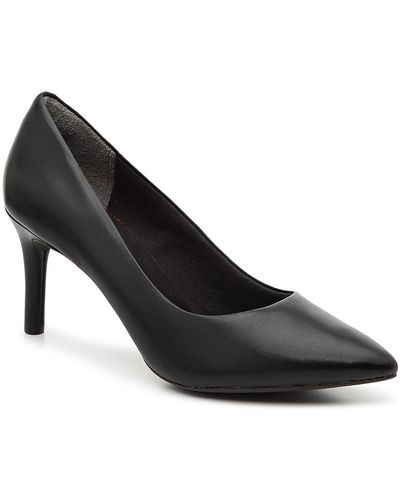 Rockport Plain Pump - Black