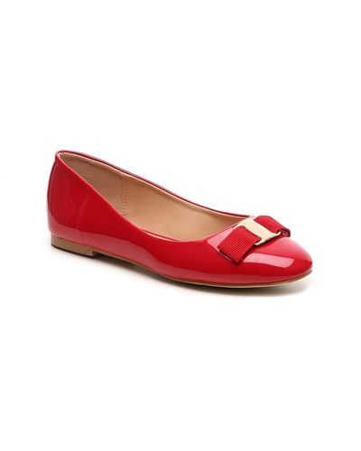 Journee Collection Kim Ballet Flat - Red