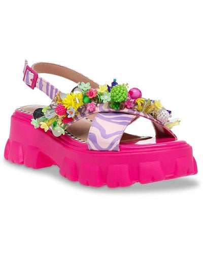 Betsey Johnson Selah Platform Sandal - Pink