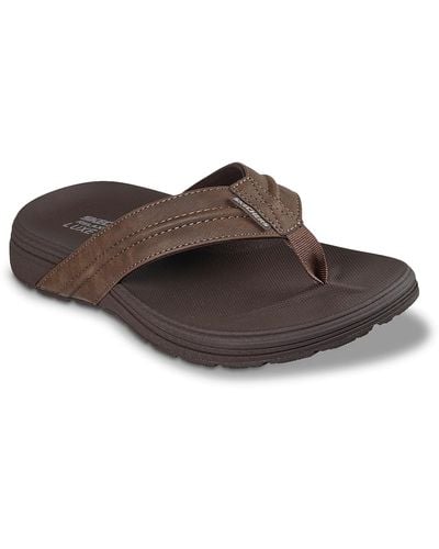 Skechers Relaxed Fit Patino Marlee Flip Flop - Brown