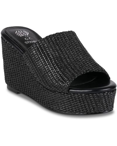Gc Shoes Vivica Wedge Sandal - Black