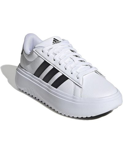 adidas Grand Court Platform Sneaker - White