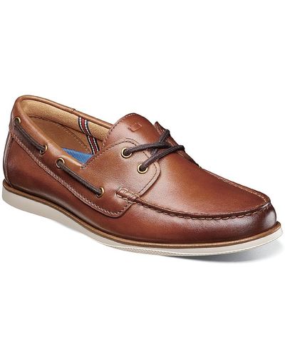 Florsheim Atlantic Moc Toe Boat Shoe - Brown