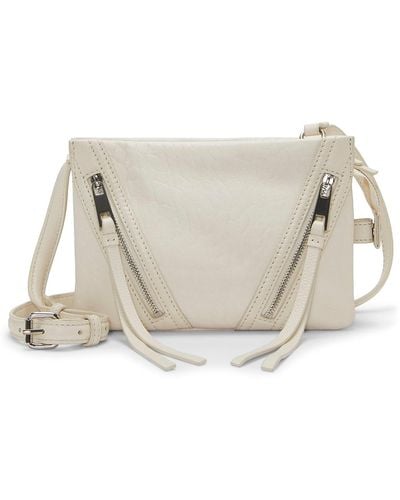Vince Camuto Wayhn Leather Crossbody Bag - White