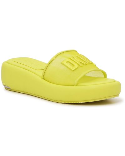 DKNY Odina Wedge Sandal - Yellow