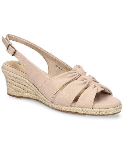 Bella Vita Cheerful Espadrille Wedge Sandal - Natural