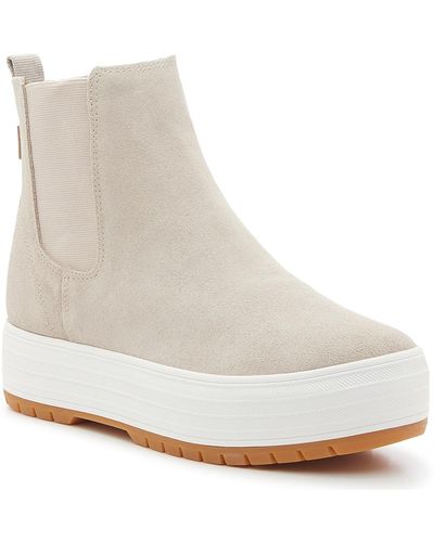 Keds The Platform Chelsea Sneaker Boot - White