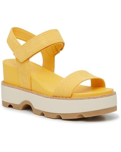 Sorel Joanie Iv Wedge Sandal - Yellow
