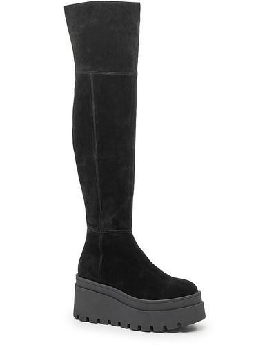 Free People London Calling Over-the-knee Boot - Black