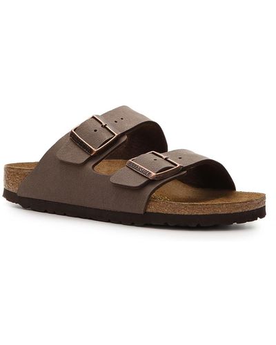 Birkenstock Arizona Two-strap Faux-leather Sandals - Brown