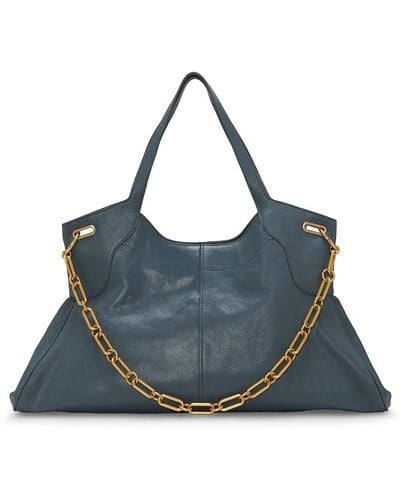 Vince Camuto Freya Leather Tote - Blue