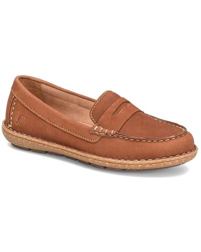 Born Nerina Penny Loafer - Brown