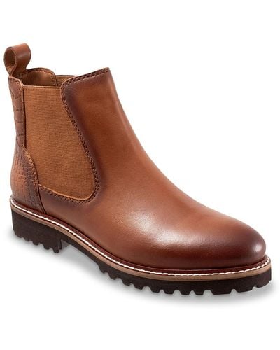 Softwalk Indy Chelsea Boot - Brown