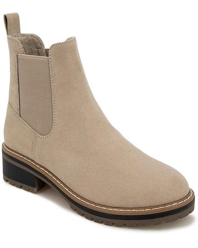 Kensie lokia on sale suede ankle booties