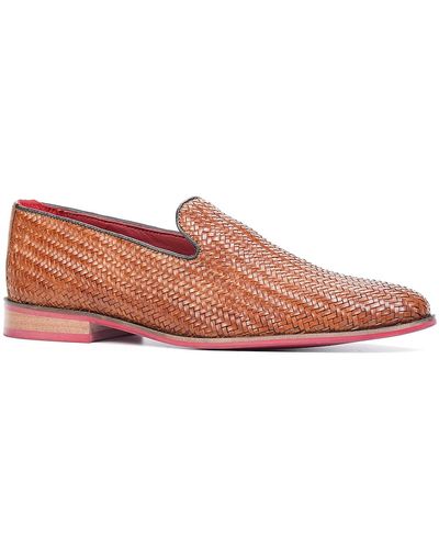 Carlos By Carlos Santana Gibson Weave Loafer - Red