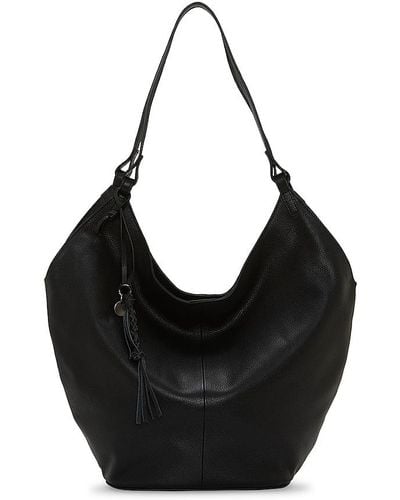 Lucky Brand Azbi Leather Hobo Bag - Black