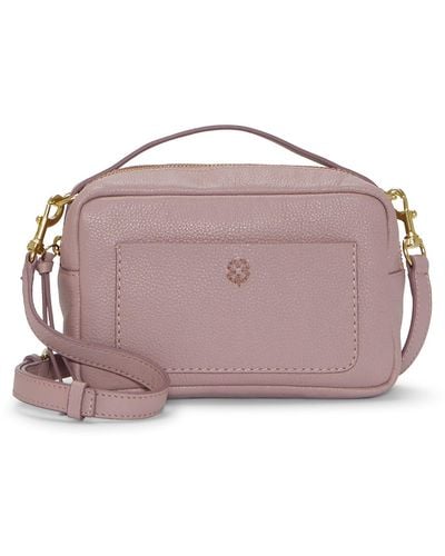 Lucky Brand Feyy Leather Crossbody Bag - Pink