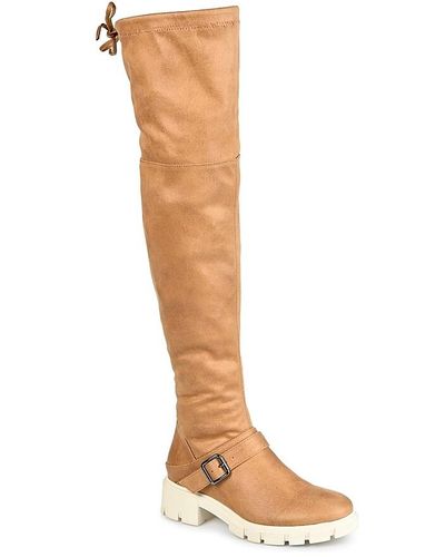 Journee Collection Salisa Extra Wide Calf Over-the-knee Boot - Black
