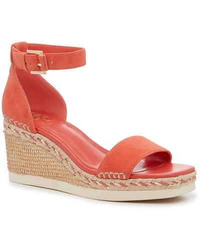 Vince Camuto Jefannah Wedge Sandal - Red