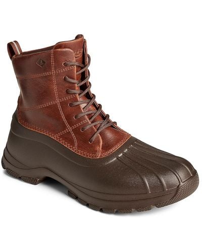 Mens sperry clearance duck boots sale