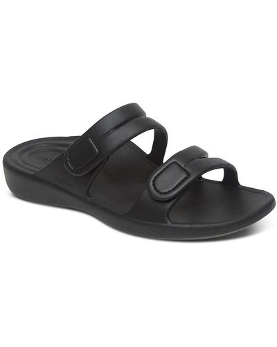 Aetrex Janey Sport Sandal - Black