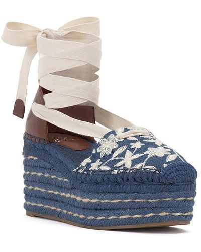 Vince Camuto Tishea Espadrille Wedge Sandal - Blue