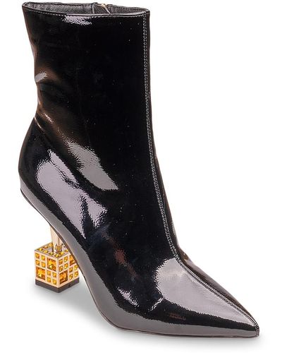 Lady Couture Crown Bootie - Black