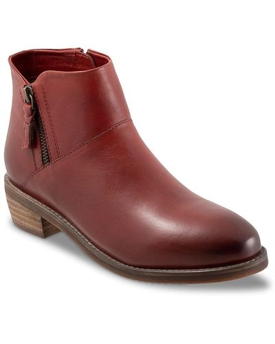 Softwalk Roselle Bootie - Red