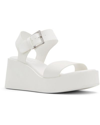 Call It Spring Merisa Platform Sandal - White
