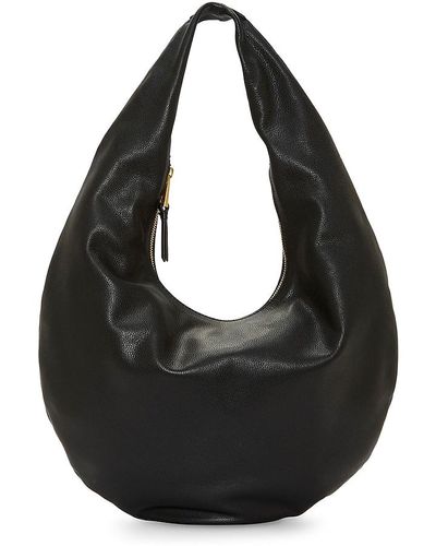 Vince Camuto Abner Leather Hobo Bag - Black