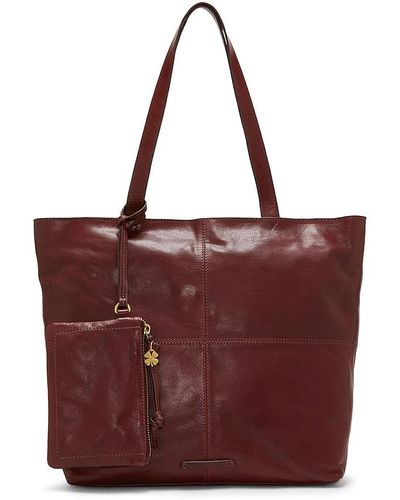 Lucky Brand Kora Leather Tote - Red