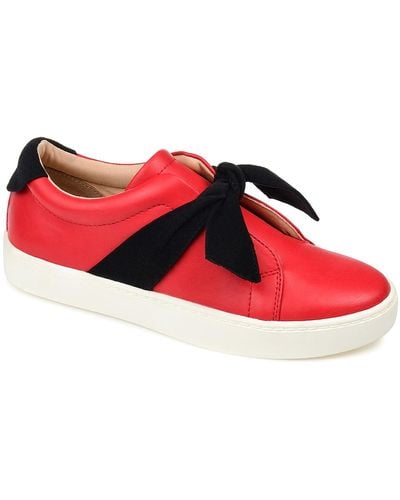 Journee Collection Abrina Slip-on Sneaker - Red