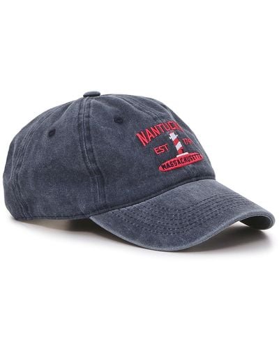 Mix No 6 Nantucket Baseball Cap - Blue
