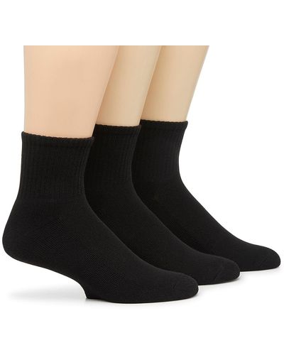 Mix No 6 Black Extended Size Ankle Socks