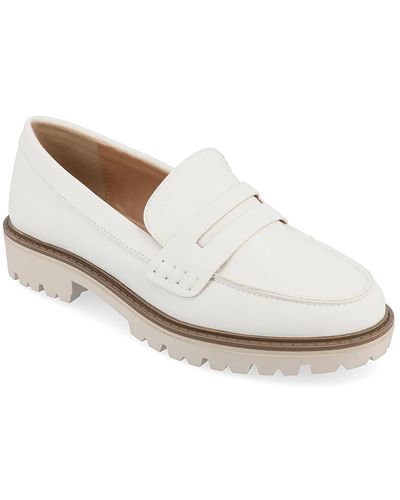 Journee Collection Kenly Penny Loafer - White