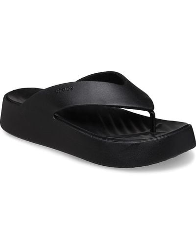 Crocs™ Getaway Platform Flip Flop - Black