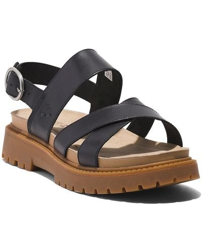 Timberland Clairemont Way Cross-strap Sandal - Black