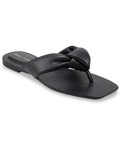 Marc Fisher Baler Puffy Sandal - Black