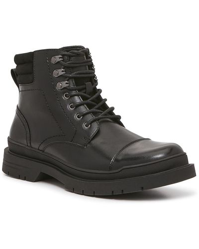 Mix No 6 Ronsonn Combat Boot - Black