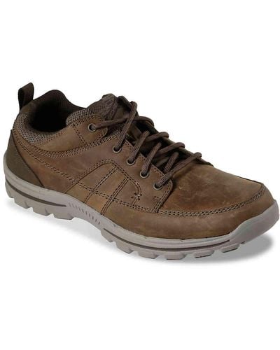 Skechers Relaxed Fit Braver Ralson Oxford - Brown