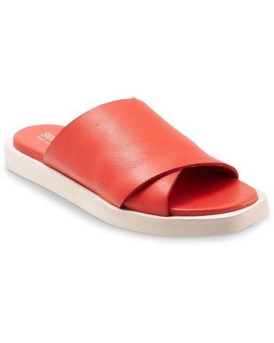 Softwalk Kara Slide Sandal - Red