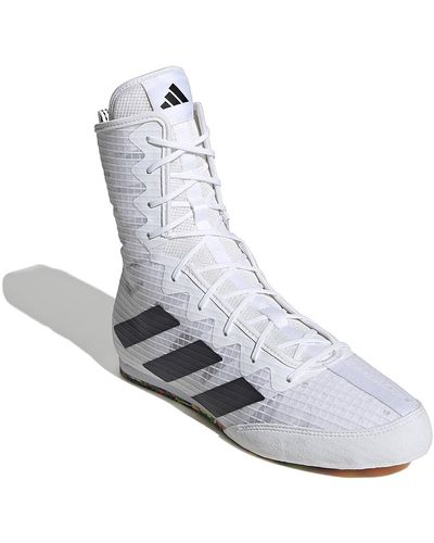 adidas Box Hog 4.0 Boxing Shoe - White