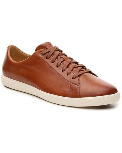 Cole Haan Grand Crosscourt Ii Leather Sneaker - Brown