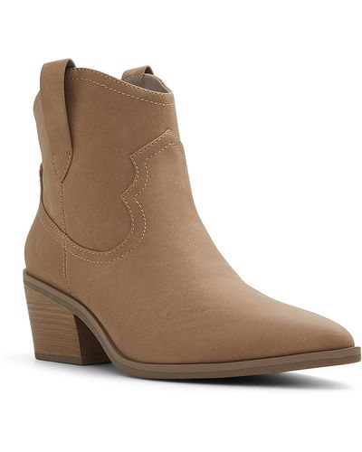 Call It Spring Outlaw Western Bootie - Brown