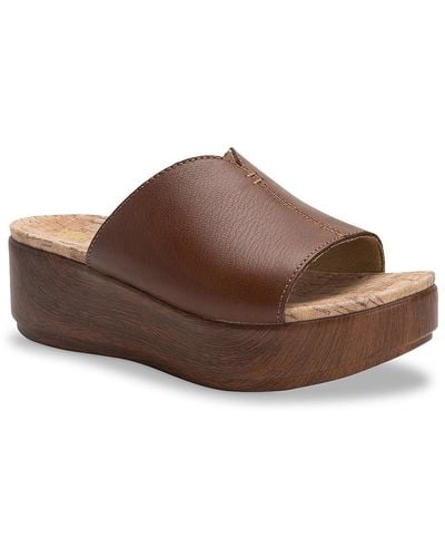 Alegria Triniti Platform Sandal - Brown
