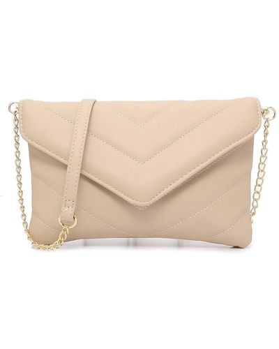 Kelly & Katie Day To Night Clutch - Natural