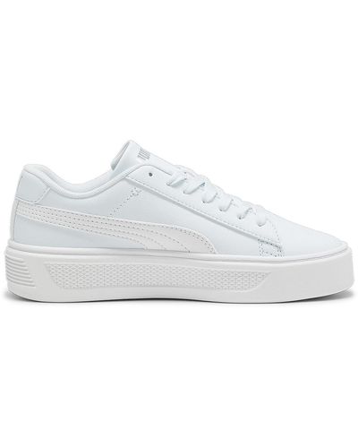 PUMA Smash V3 Platform Sneaker - White