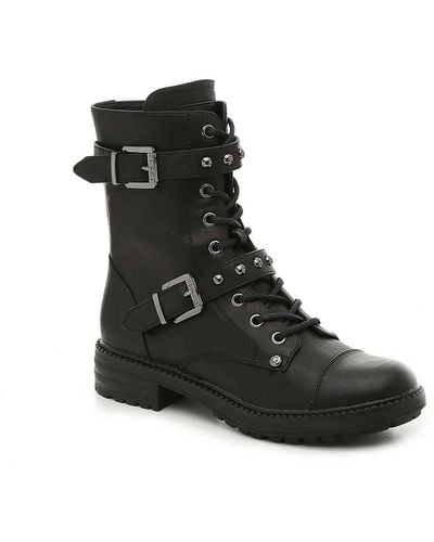 G by Guess Granted Combat Boot - Black
