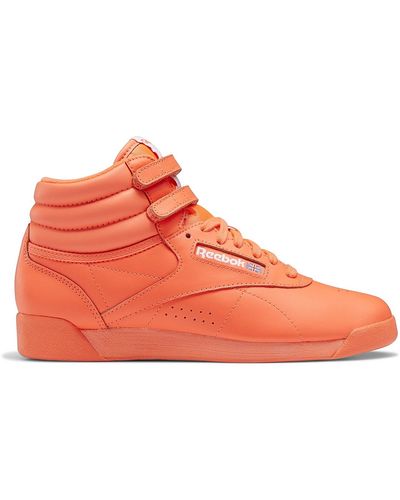 Reebok Freestyle Hi High-top Sneaker - Orange