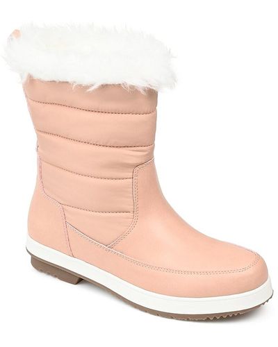 Journee Collection Marie Snow Boot - Pink